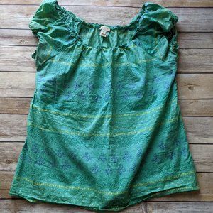 J. Crew Sleeveless Top Green Small